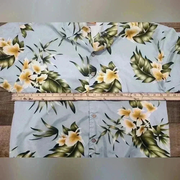 DOLPHINO OUTFITTINGS HAWAII STYLE  MEN'S SHIRT SIZE XL NATURAL BUTTONS - Picture 5 of 6